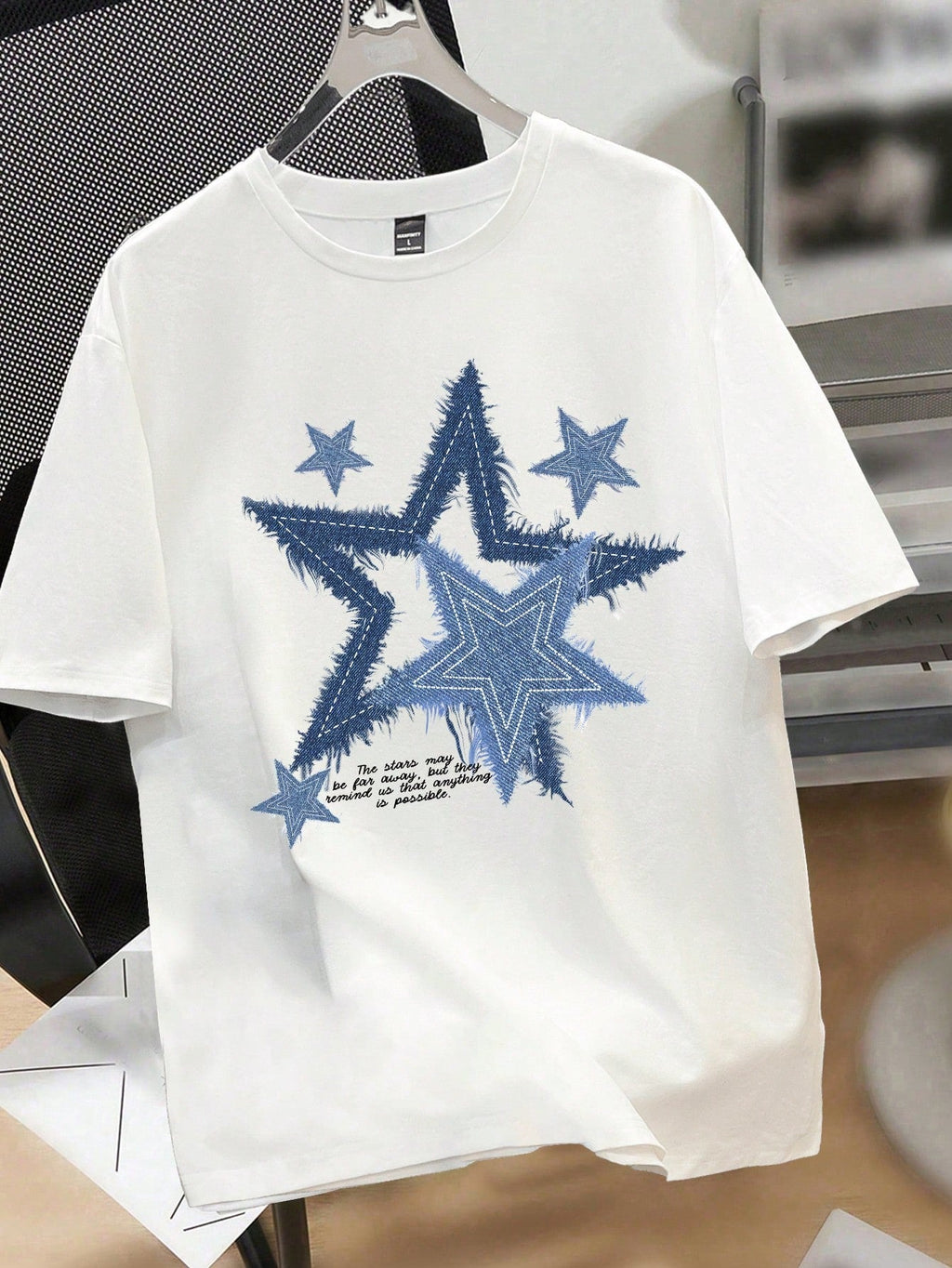 Men's Retro Star Pattern T-Shirt