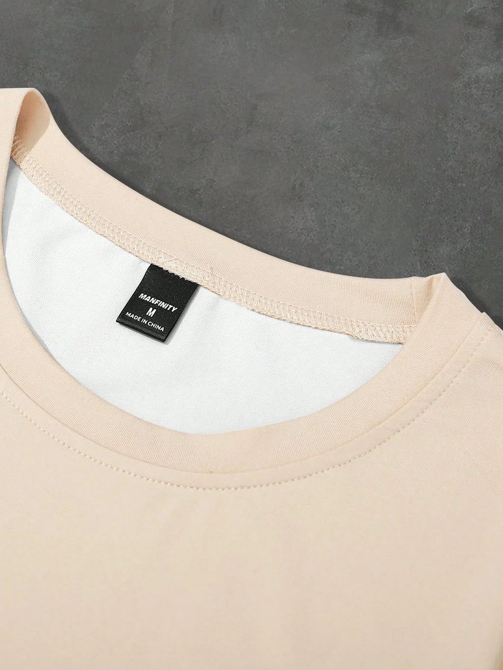 Men's Casual Numeric Printed Short Sleeve T-Shirt