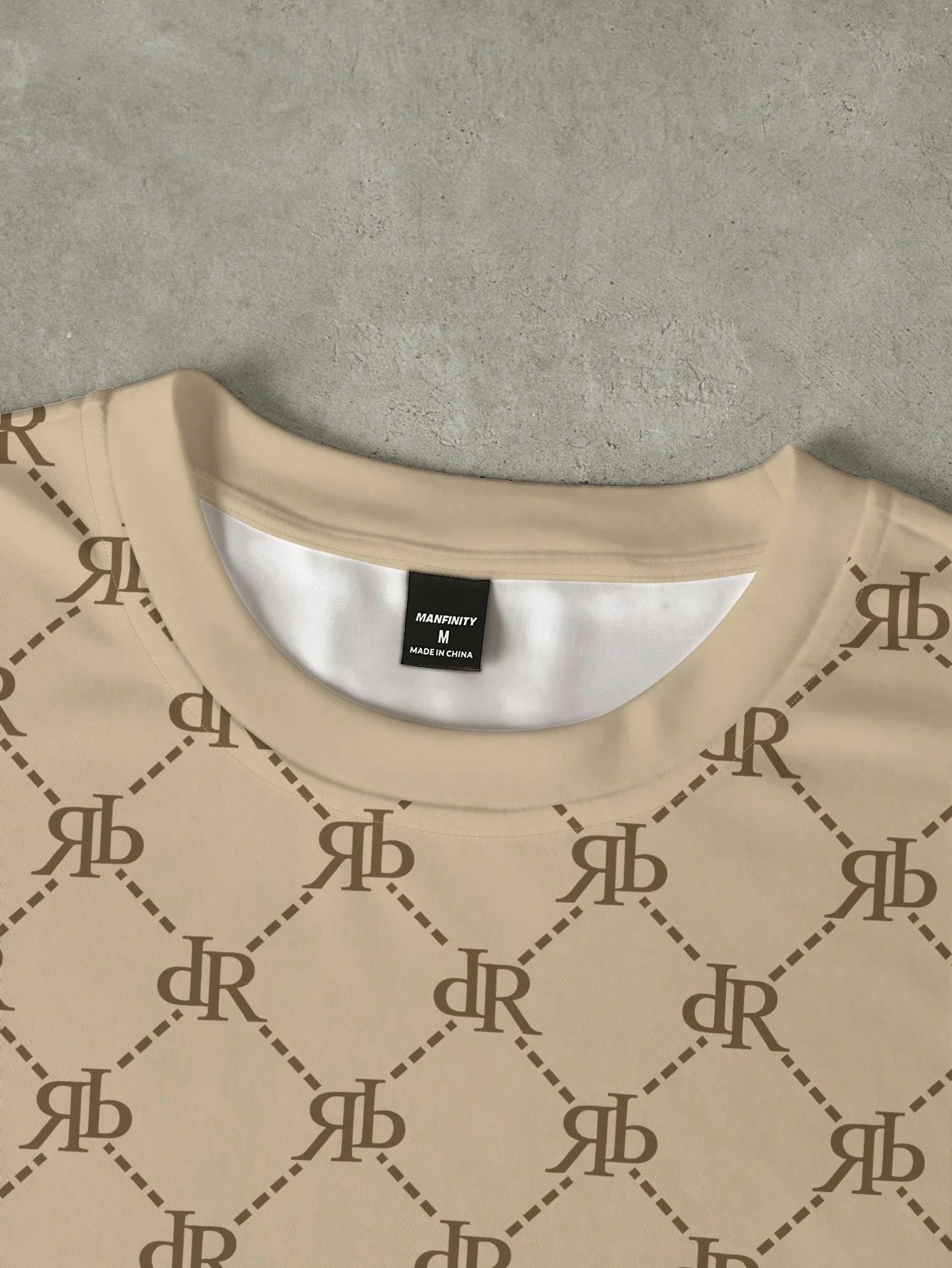 Men's Casual Letter Print Round Neck Short Sleeve T-Shirt, Versatile For Summer