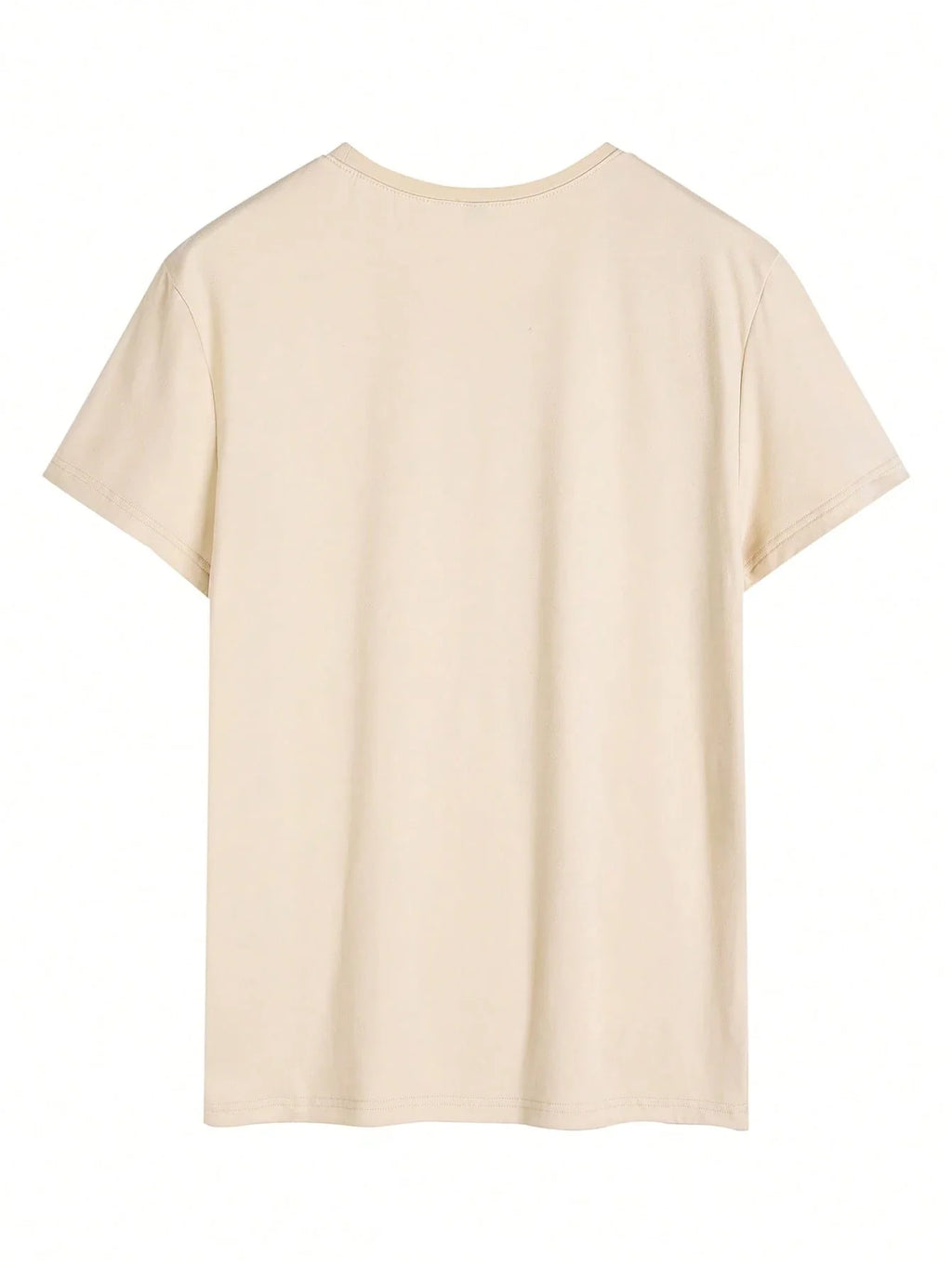 Men's Casual Loose Letter Print Short Sleeve T-Shirt