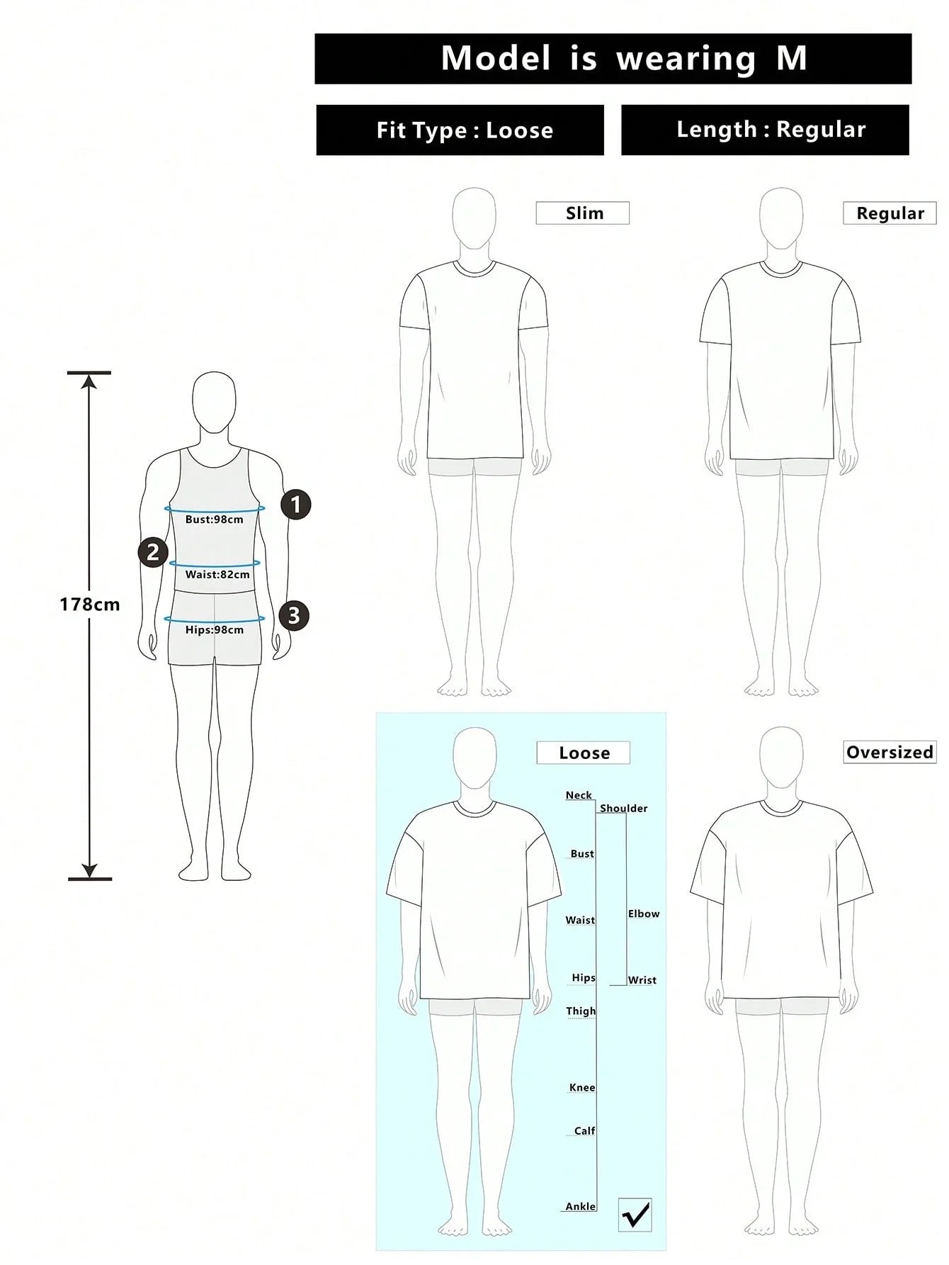 1pc Men's Casual Loose Fit Short Sleeve T-Shirt, Rhinestone Decor