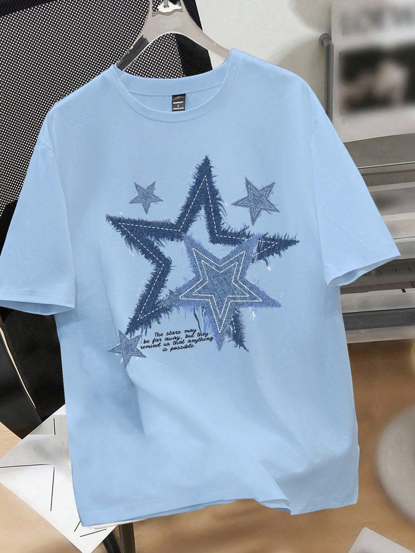 Men's Retro Star Pattern T-Shirt