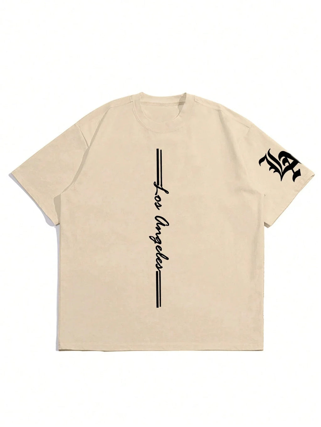 Men's Casual Street Style Simple Letter Print Short Sleeve T-Shirt