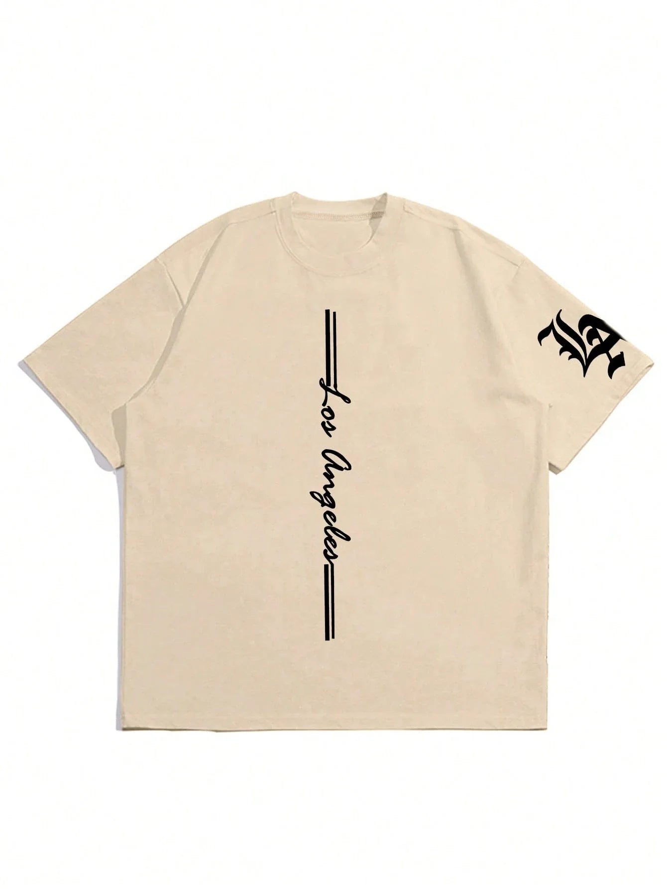 Men's Casual Street Style Simple Letter Print Short Sleeve T-Shirt
