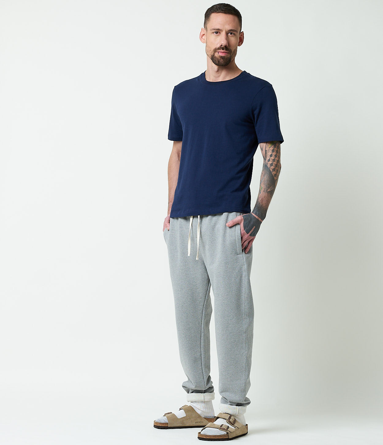 1940s Loopwheeled Relaxed Fit Lightweight T-Shirt