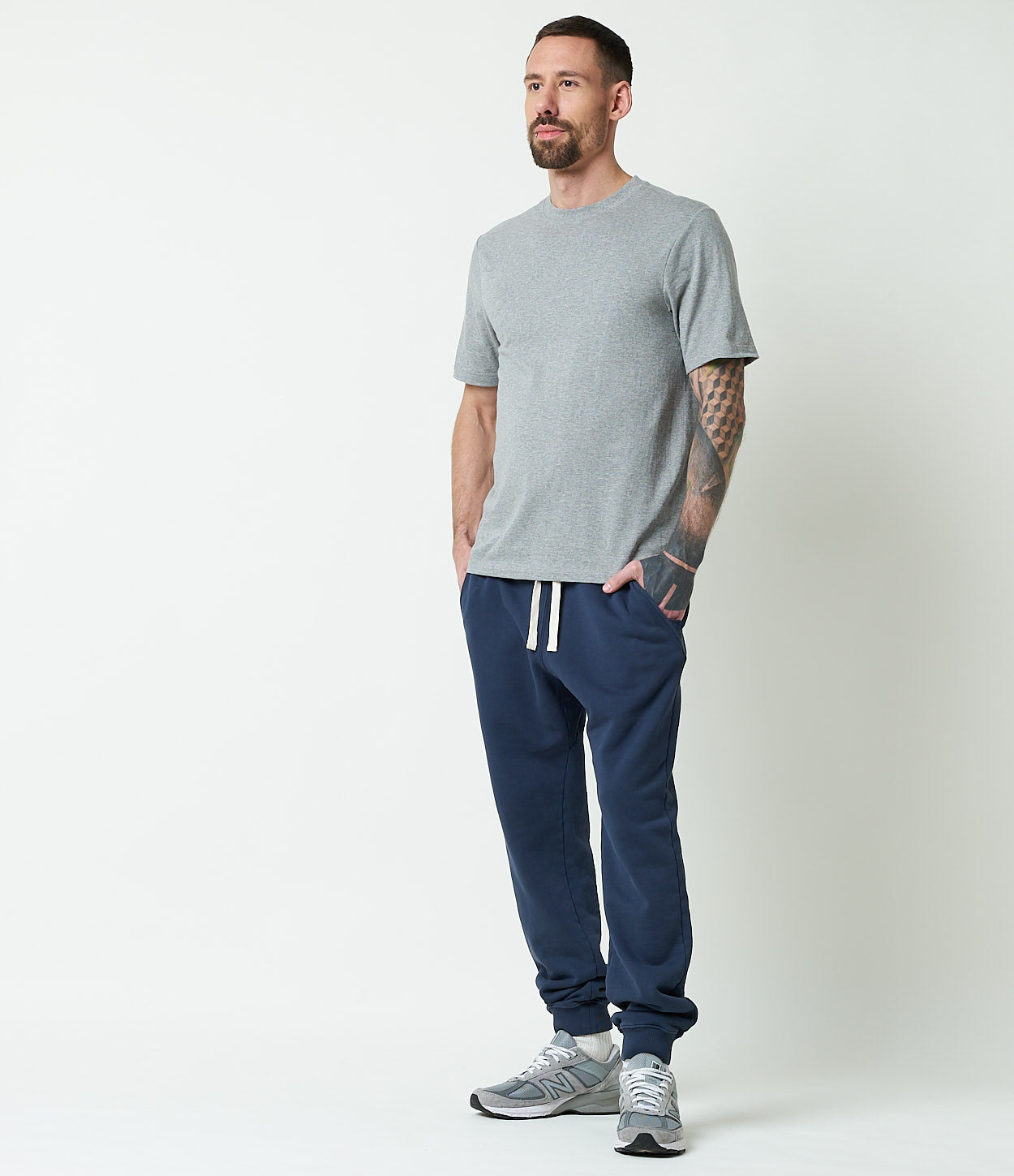 1940s Loopwheeled Relaxed Fit Lightweight T-Shirt
