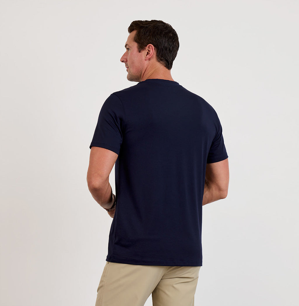 Threshold Crew Neck T-Shirt Classic Fit - Maritime Blue