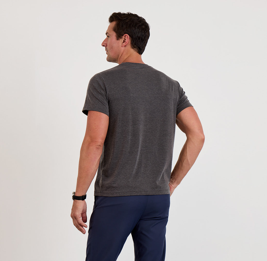 Threshold Crew Neck T-Shirt Classic Fit - Hurricane Grey