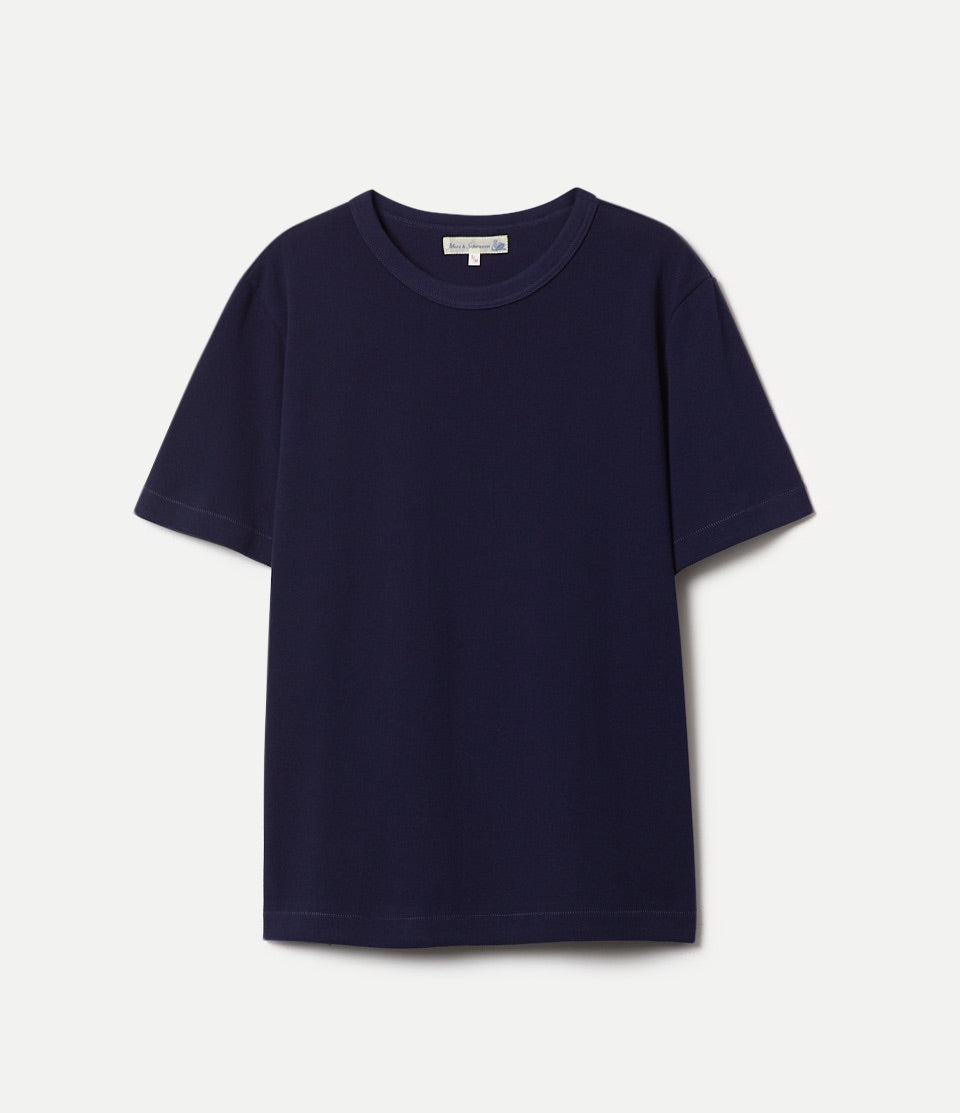 214PK Loopwheeled Relaxed Fit Pikée T-Shirt