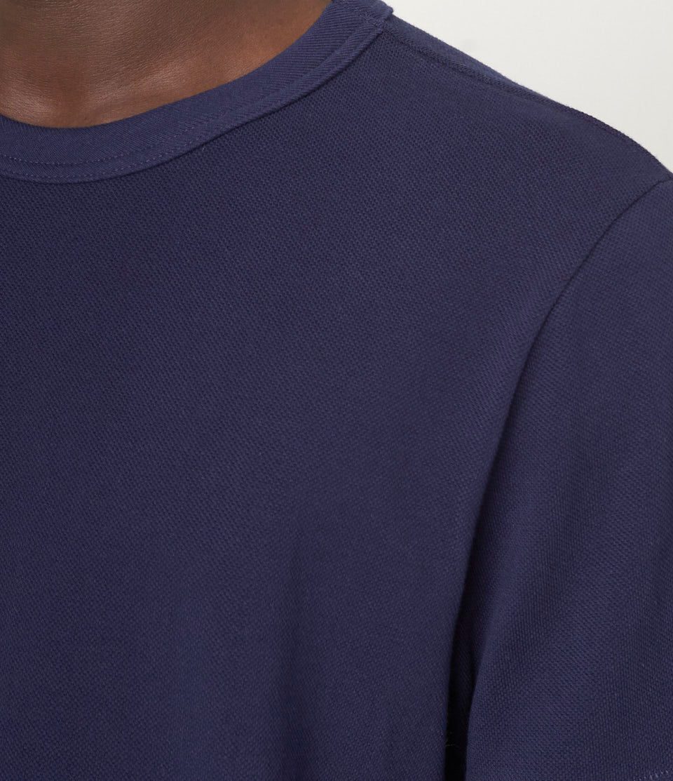 214PK Loopwheeled Relaxed Fit Pikée T-Shirt