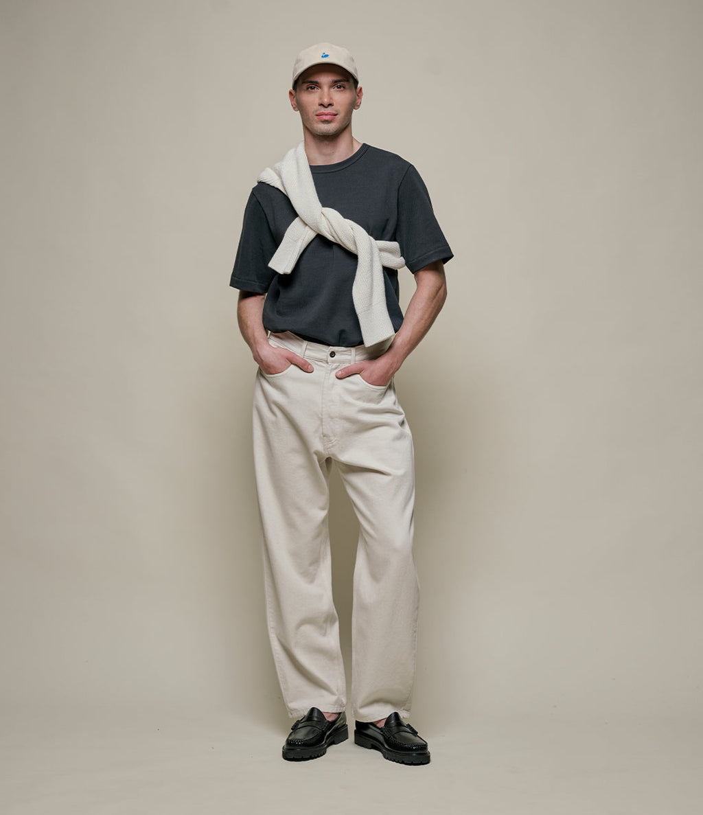 214PK Loopwheeled Relaxed Fit Pikée T-Shirt