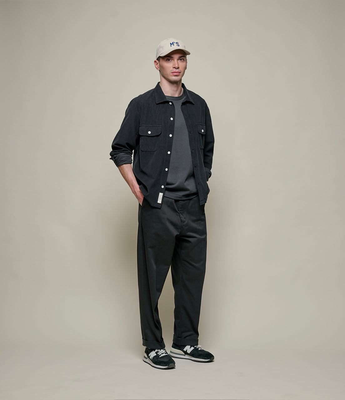 214 Loopwheeled Relaxed Fit Midweight T-Shirt