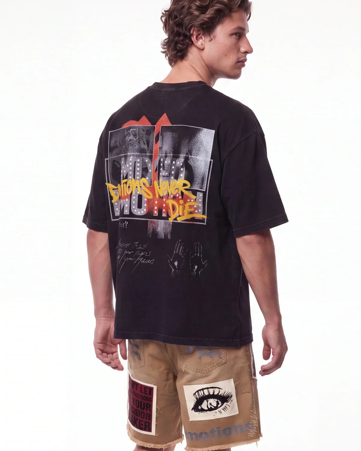 Mixed Emotions Tunes Tee Black