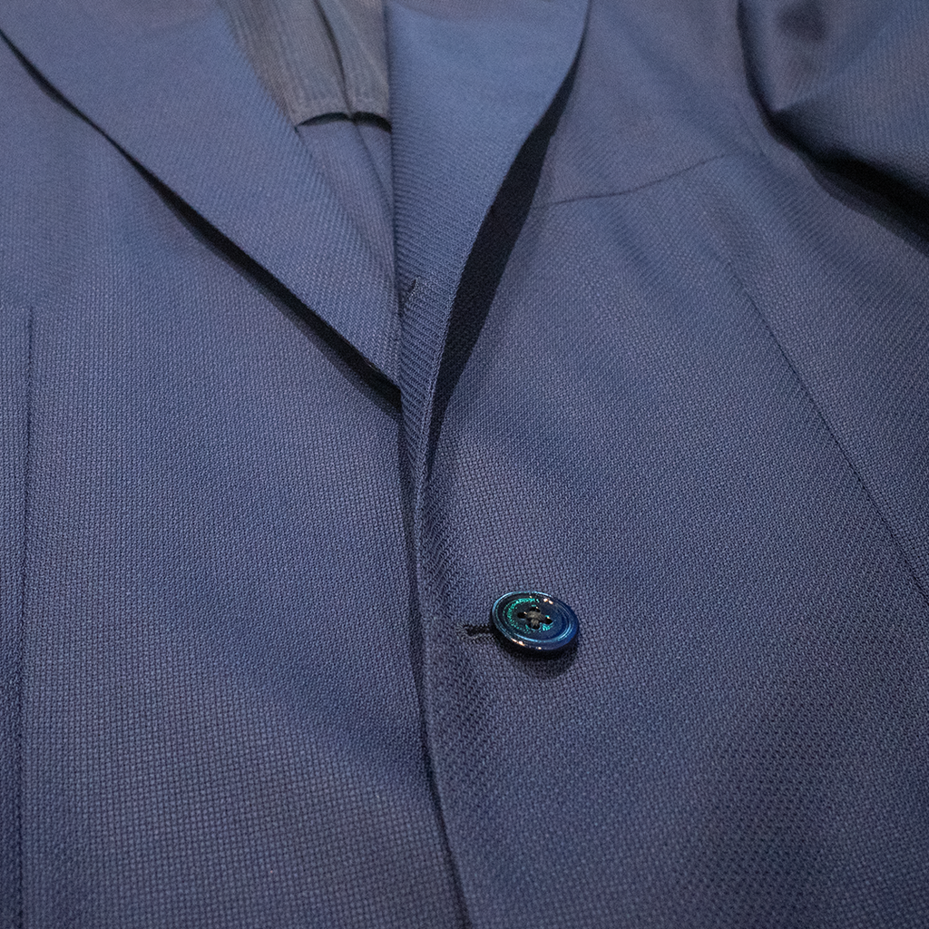 COLONY CLOTHING x VBC made by RING JAKCET / BLUE HOPSACK SUIT (RE024S43X)