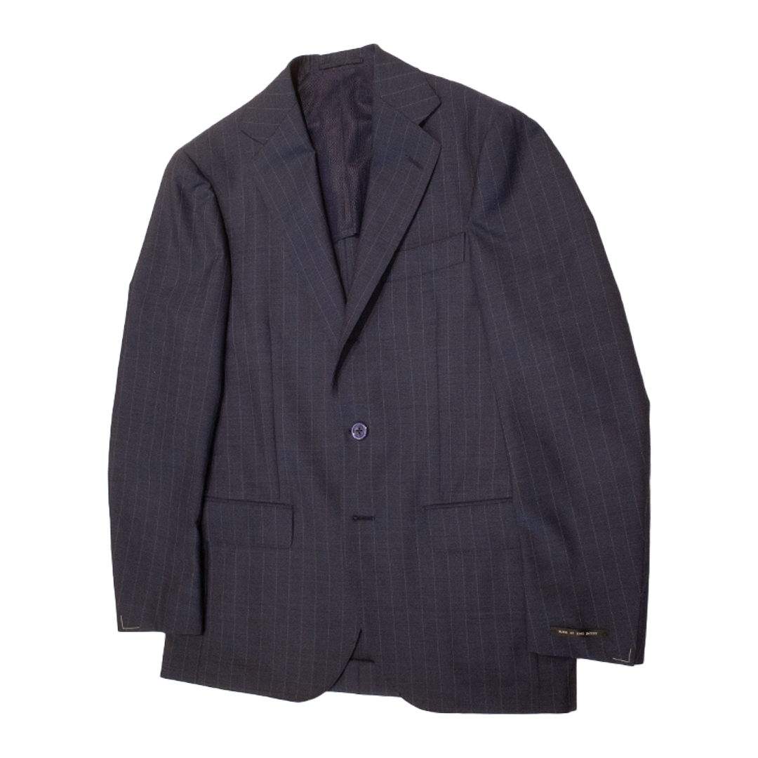 COLONY CLOTHING x VBC made by RING JAKCET / BLUE STRIPE SUIT (RE024S45X)