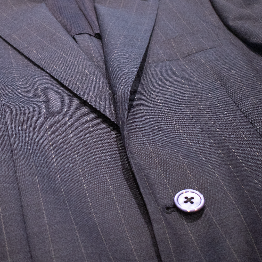COLONY CLOTHING x VBC made by RING JAKCET / BLUE STRIPE SUIT (RE024S45X)