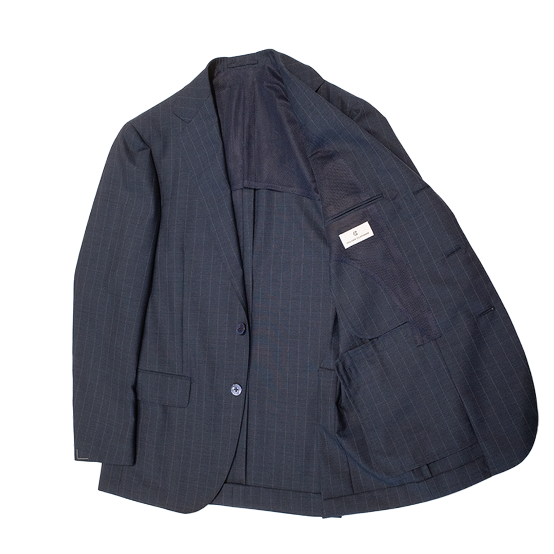 COLONY CLOTHING x VBC made by RING JAKCET / BLUE STRIPE SUIT (RE024S45X)