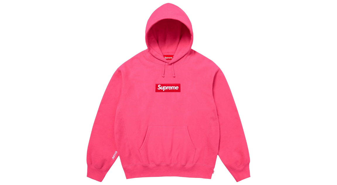 Supreme Box Logo Hoodie Pink (FW25)