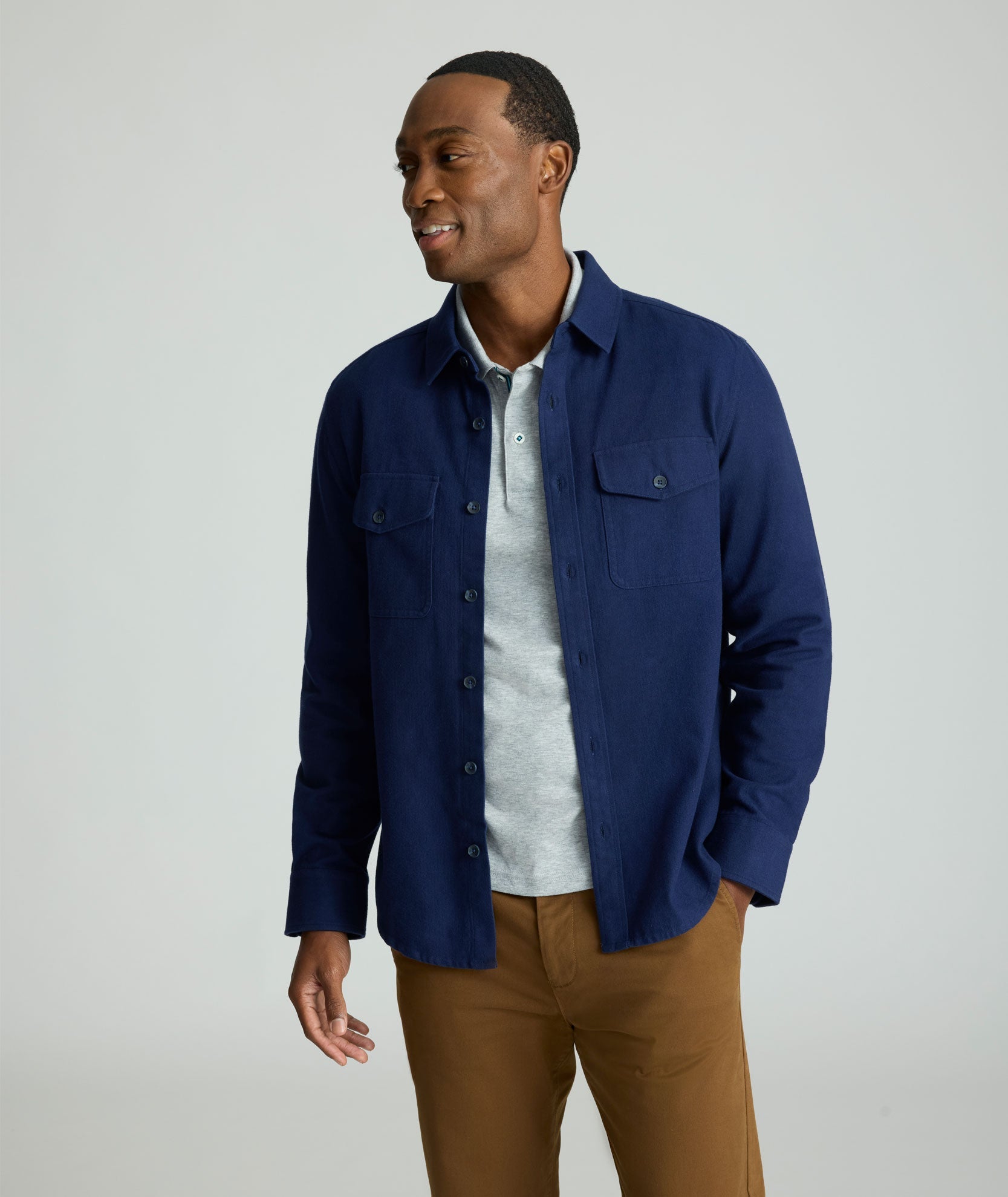 Brushed Overshirt