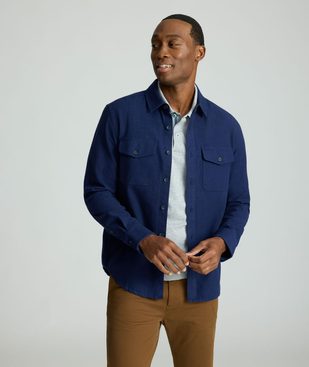 Brushed Overshirt
