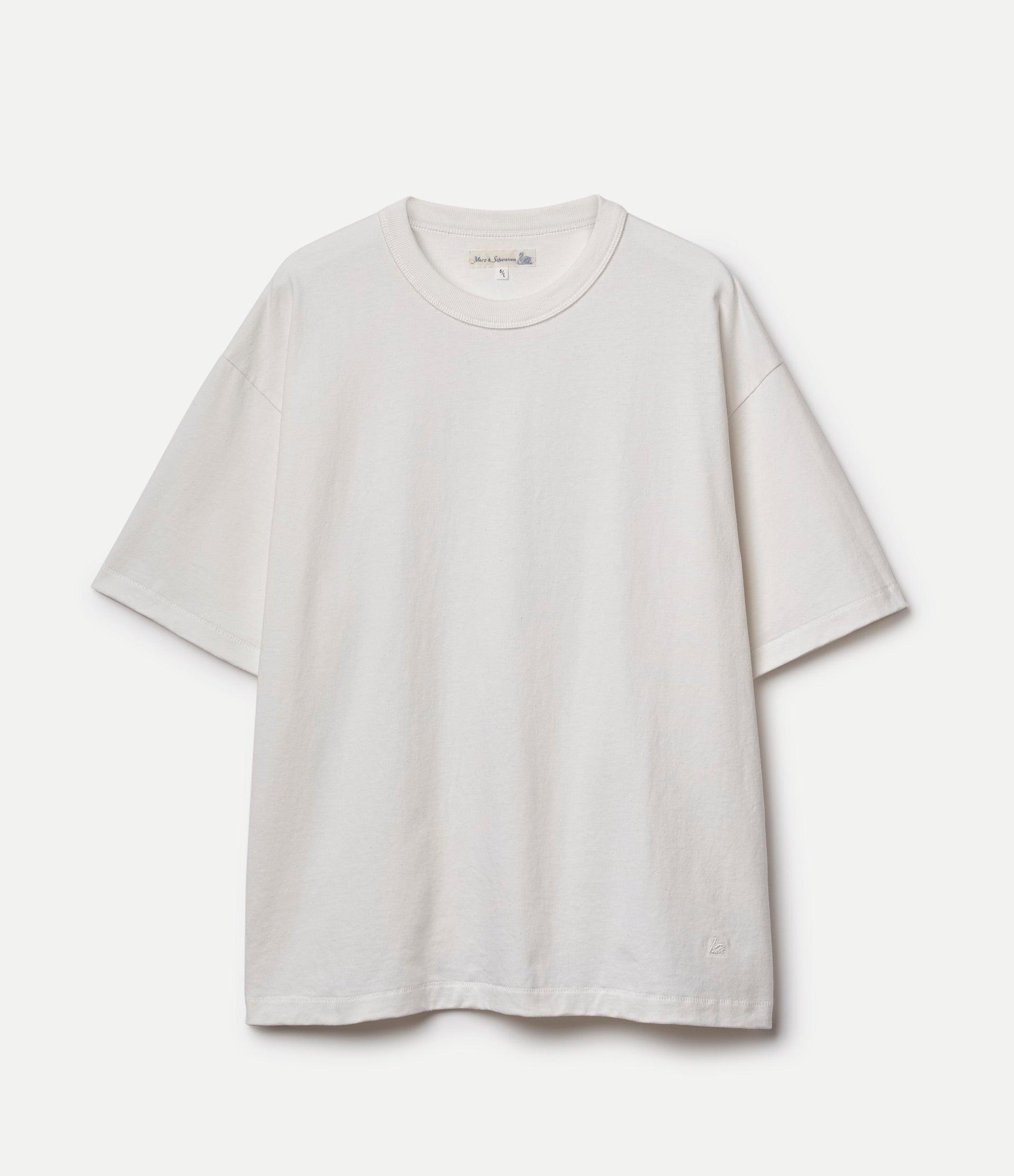 Sturdy Boxy Fit Giza Cotton-Hemp T-Shirt