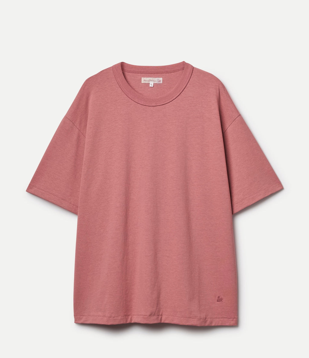 Sturdy Boxy Fit Giza Cotton-Hemp T-Shirt