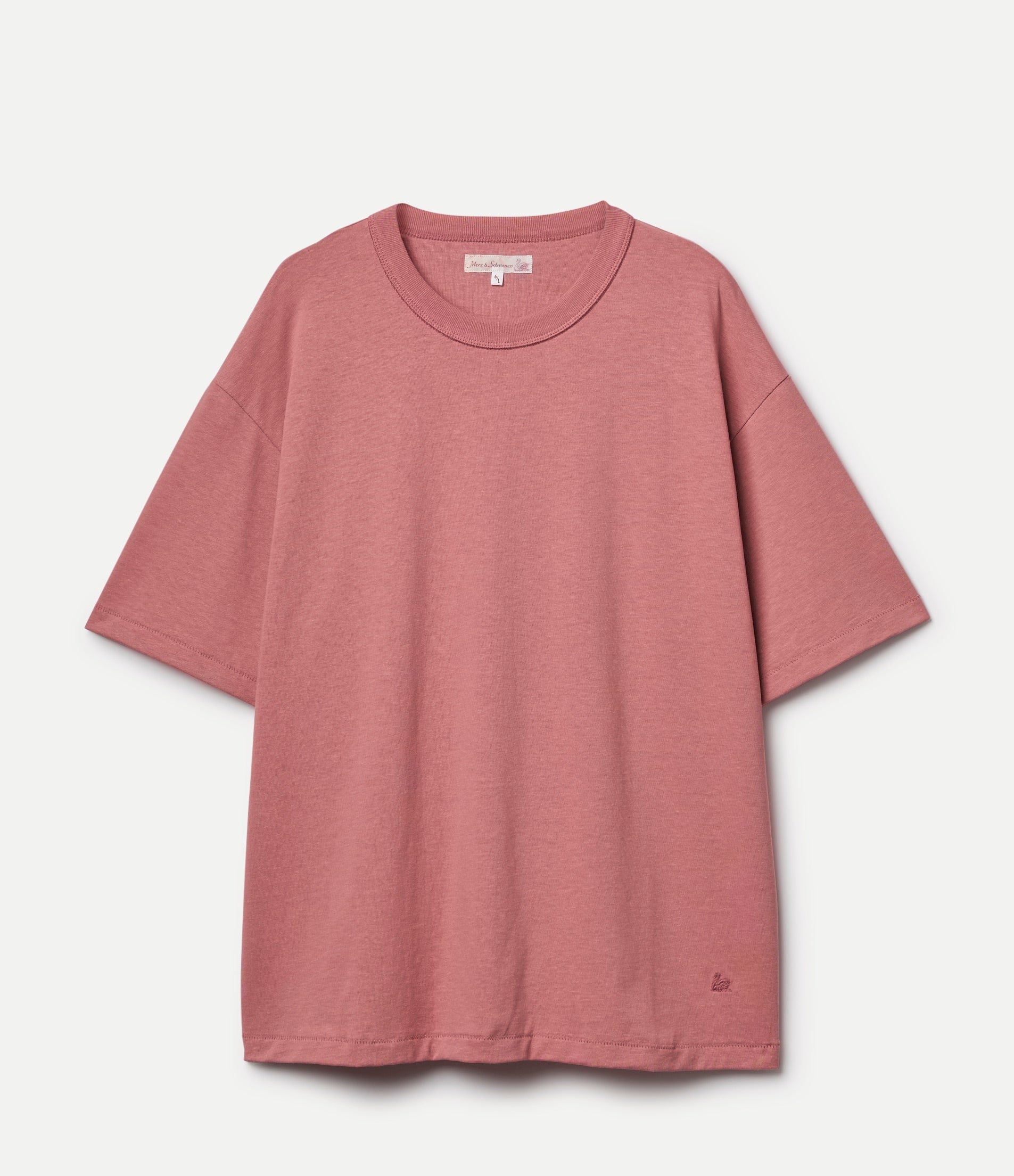 Sturdy Boxy Fit Giza Cotton-Hemp T-Shirt