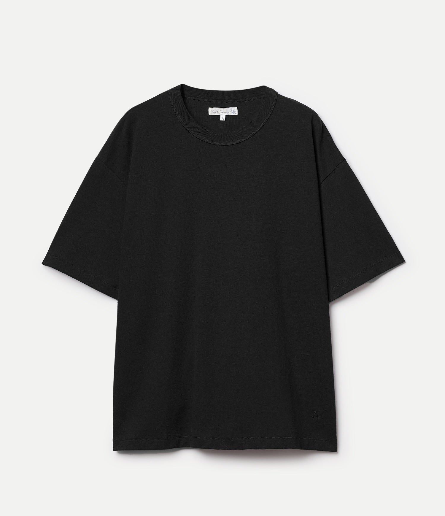 Sturdy Boxy Fit Giza Cotton-Hemp T-Shirt