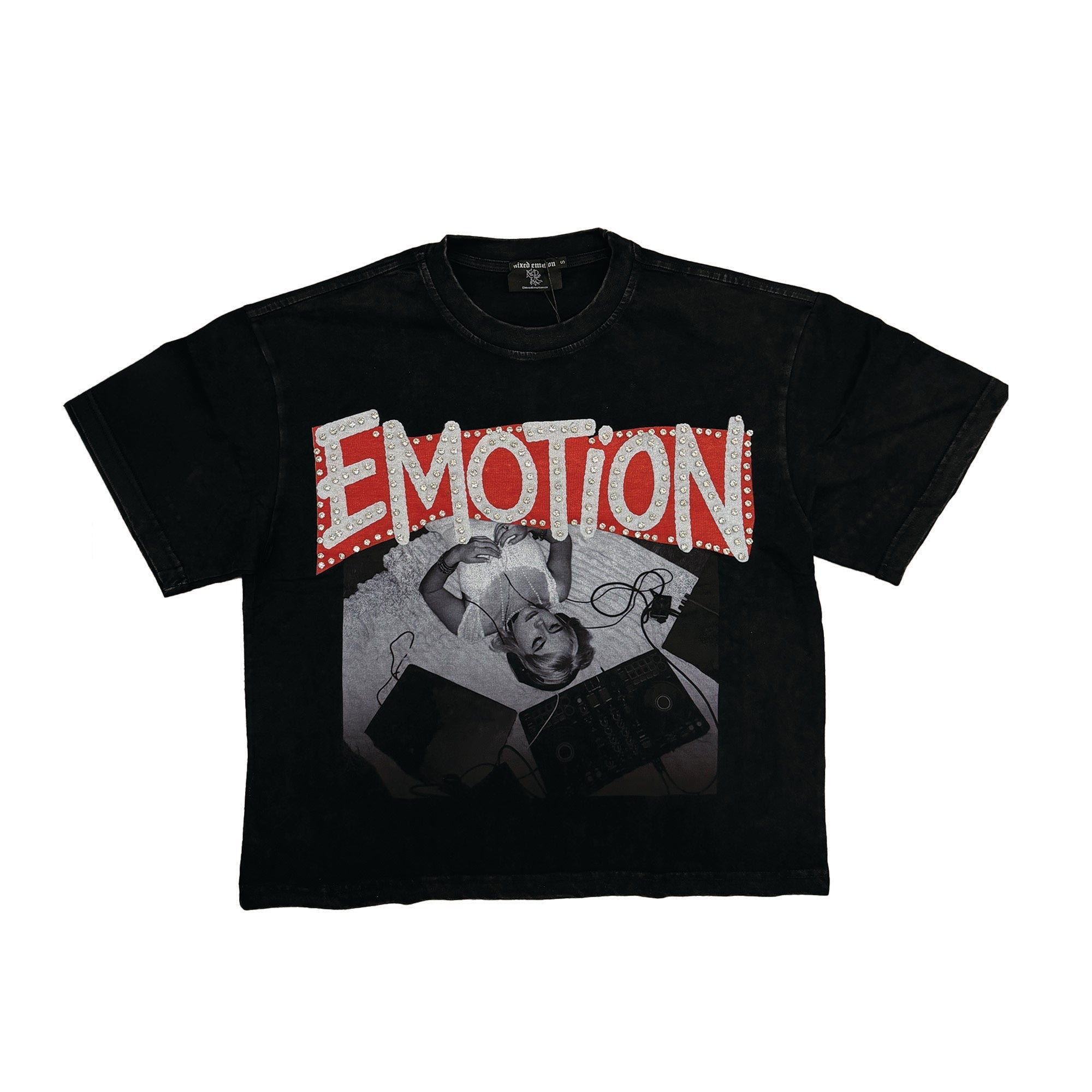 Mixed Emotions Black “Tunes” Tee