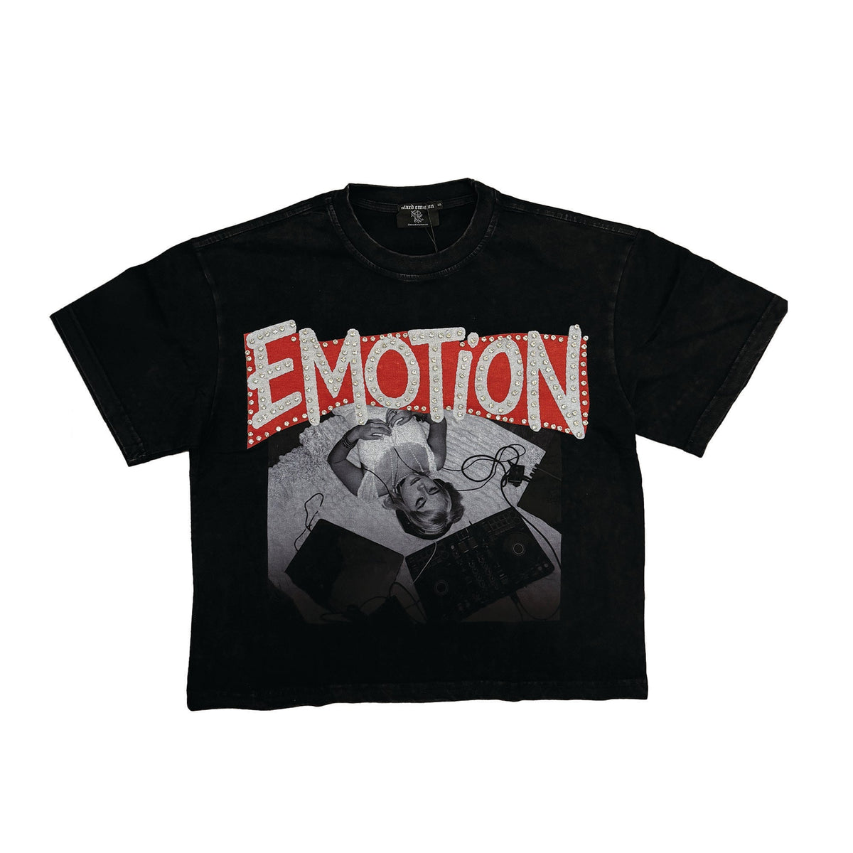 Mixed Emotions Black “Tunes” Tee