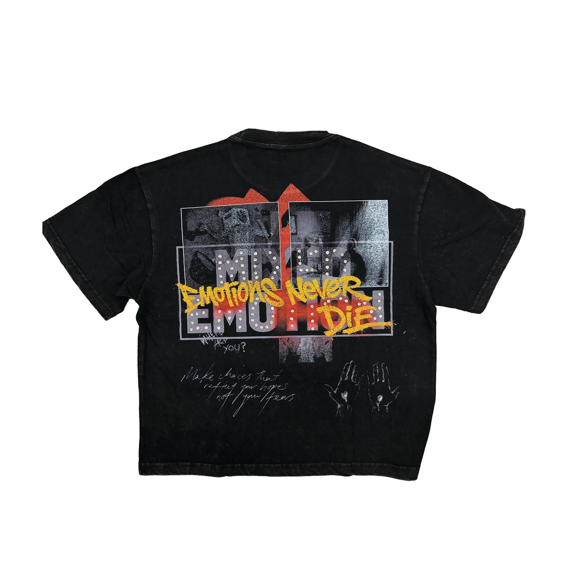 Mixed Emotions Black “Tunes” Tee