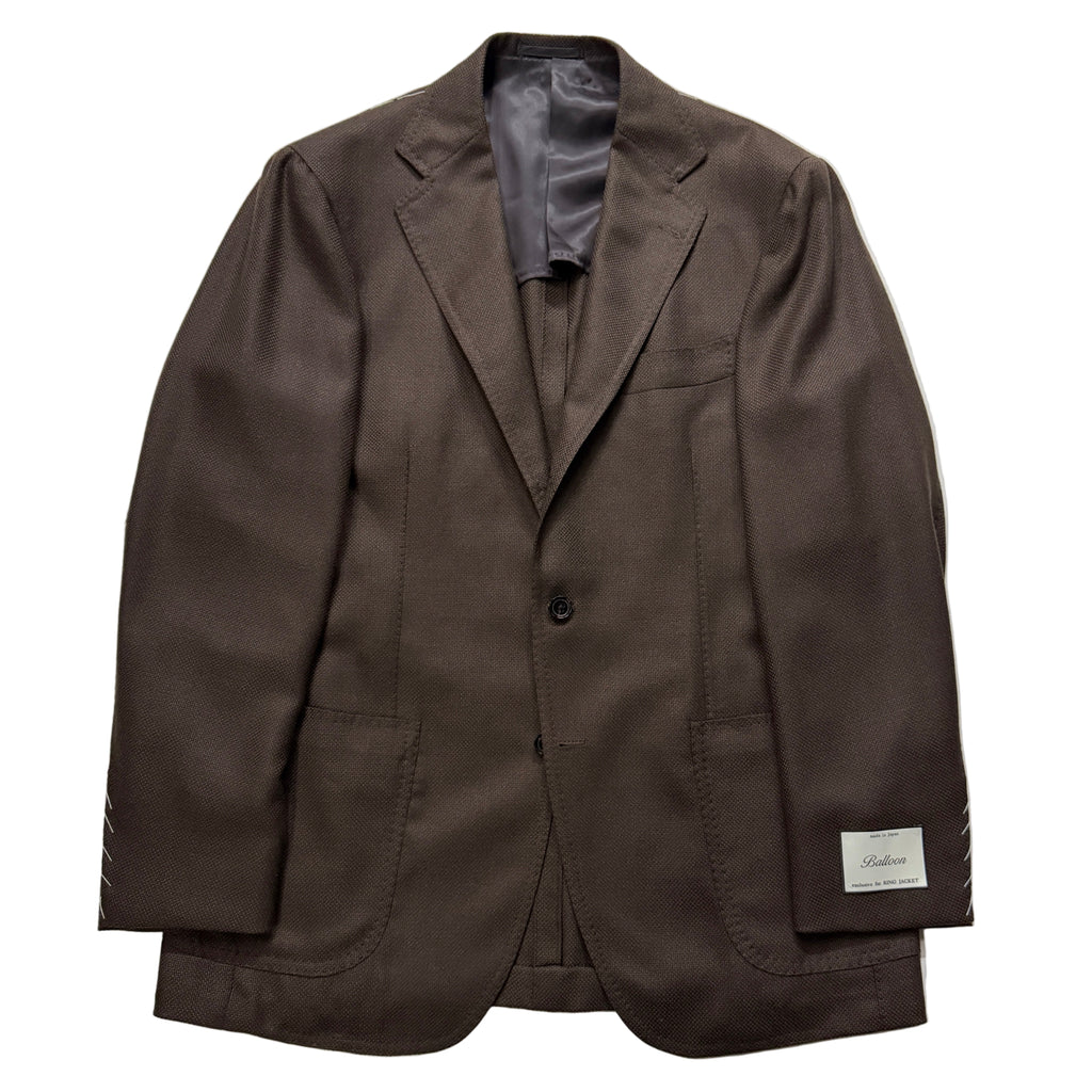 RING JACKET / BROWN BALLOON JACKET / RT055F03F