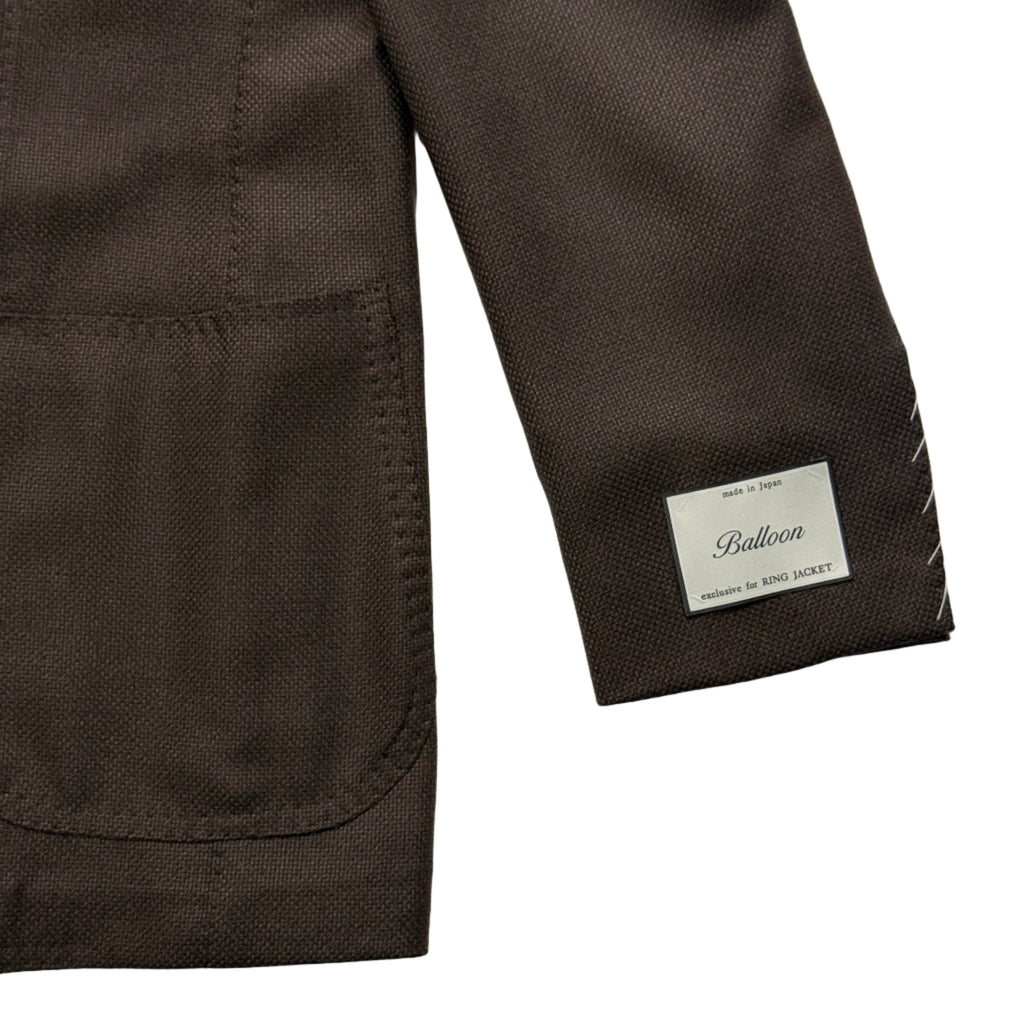 RING JACKET / BROWN BALLOON JACKET / RT055F03F