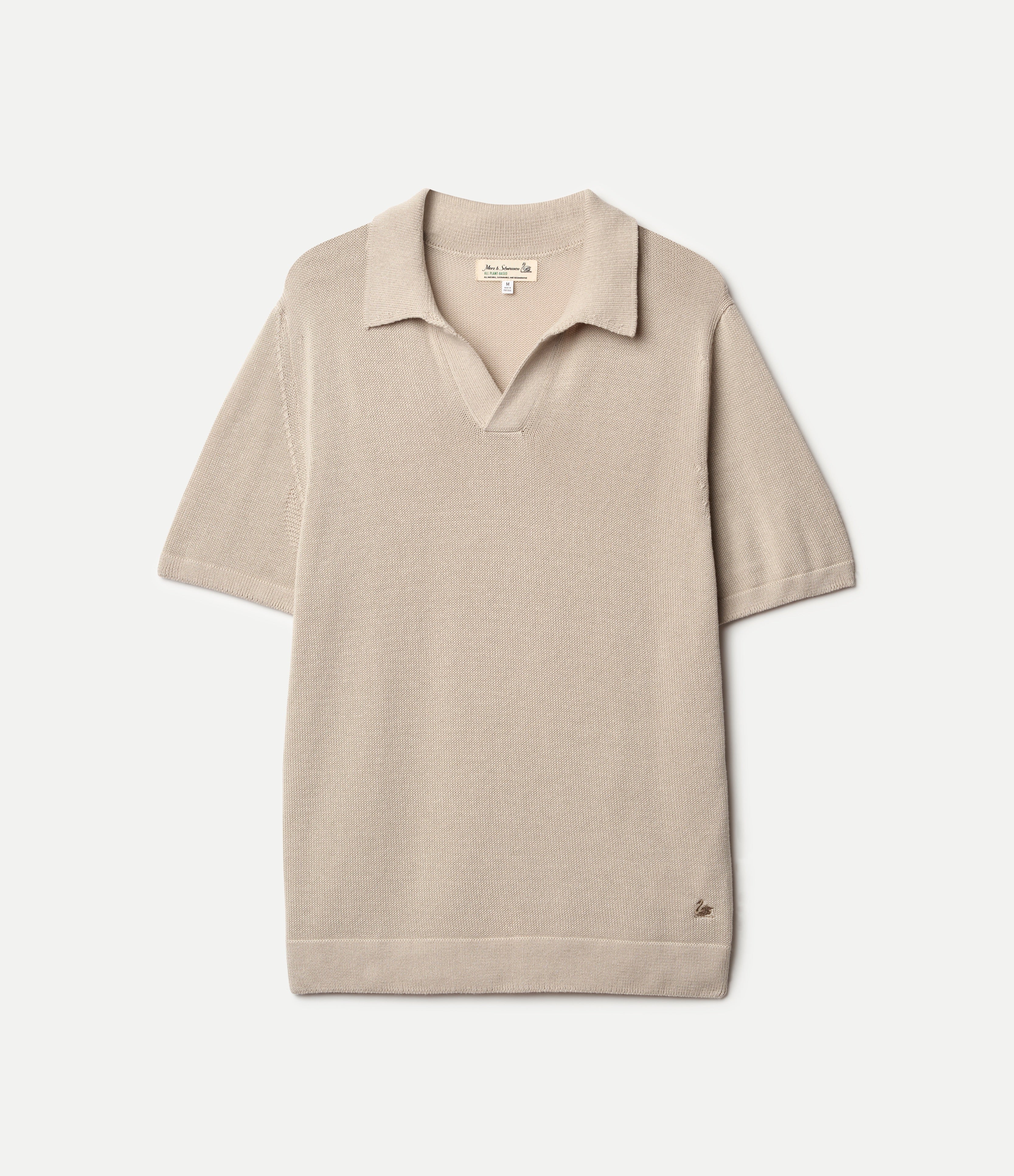 Cotton Short Sleeve Polo Shirt, All Plant-Based