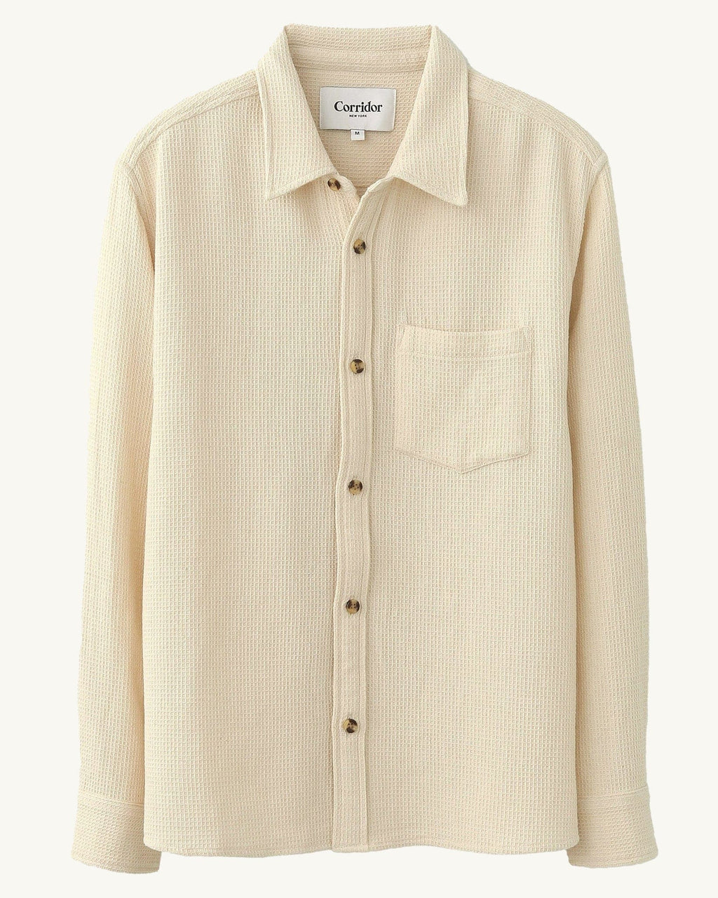 Pigment Dyed Waffle LS - Natural