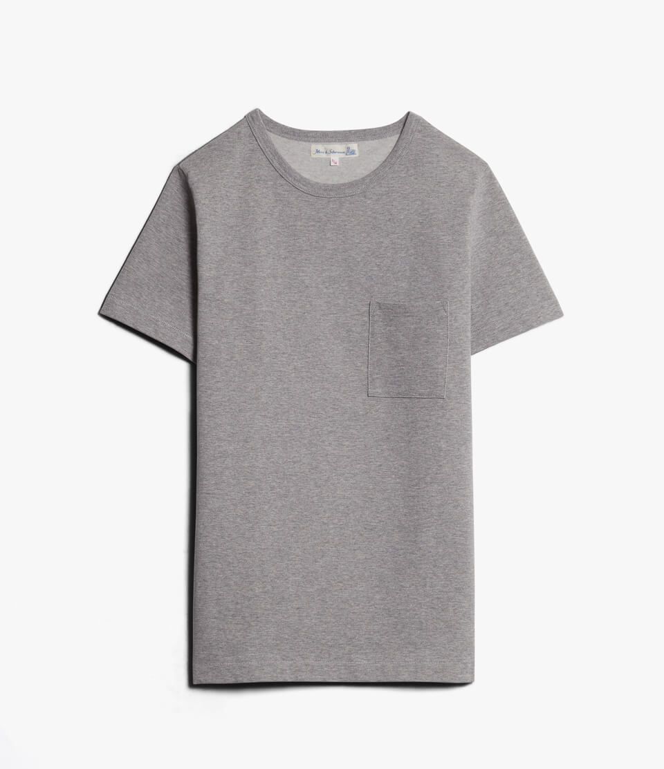 215P Loopwheeled Classic Fit Midweight Pocket T-Shirt
