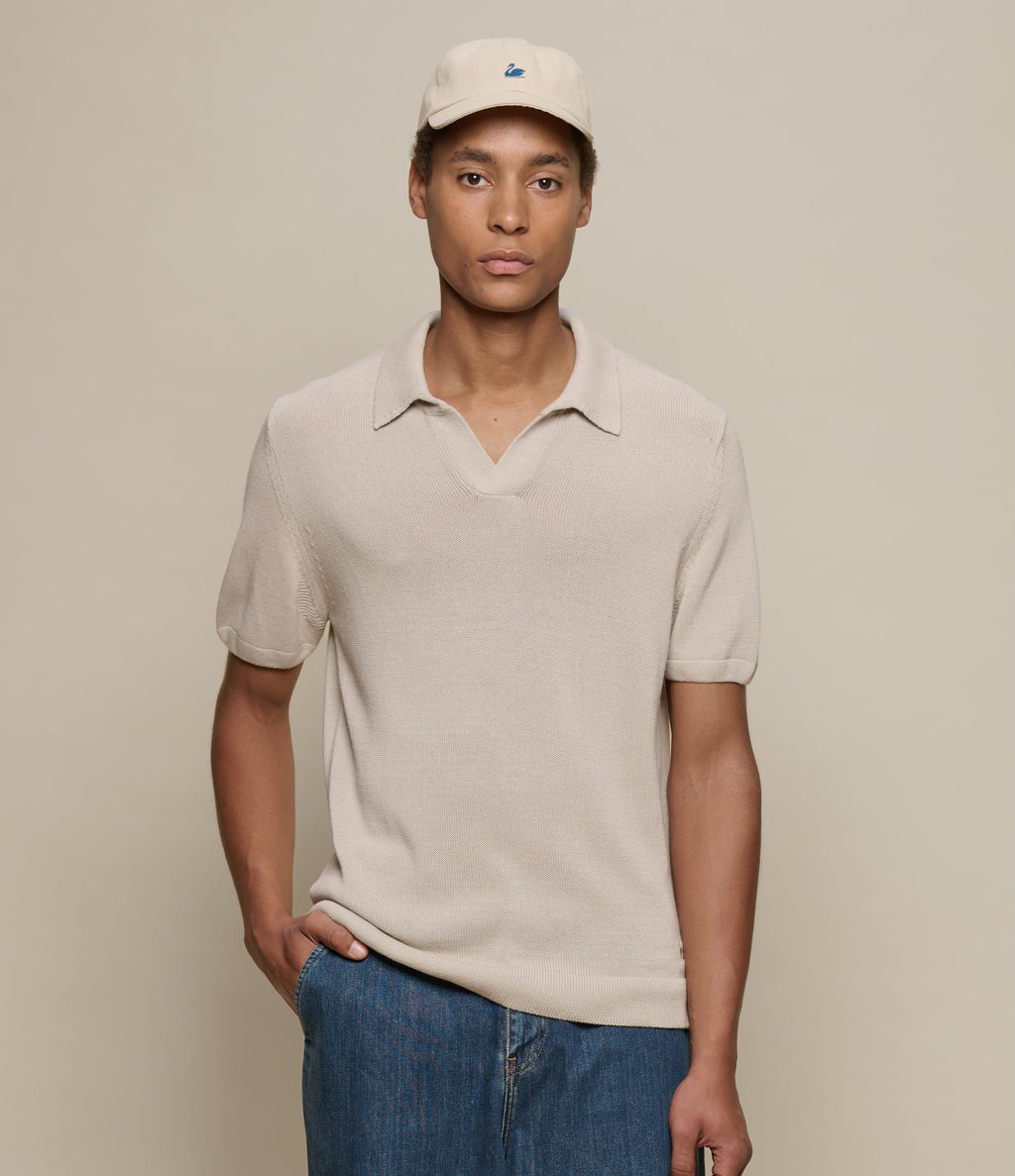 Cotton Short Sleeve Polo Shirt, All Plant-Based