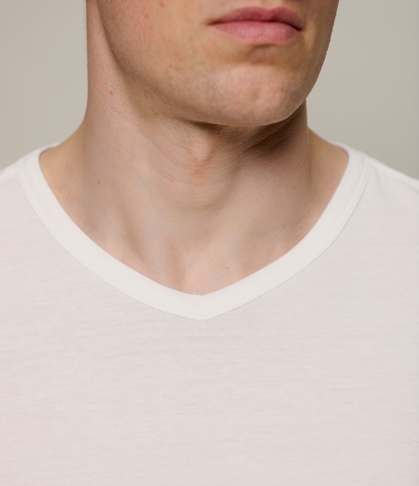 Soft Pima Cotton V-Neck T-Shirt