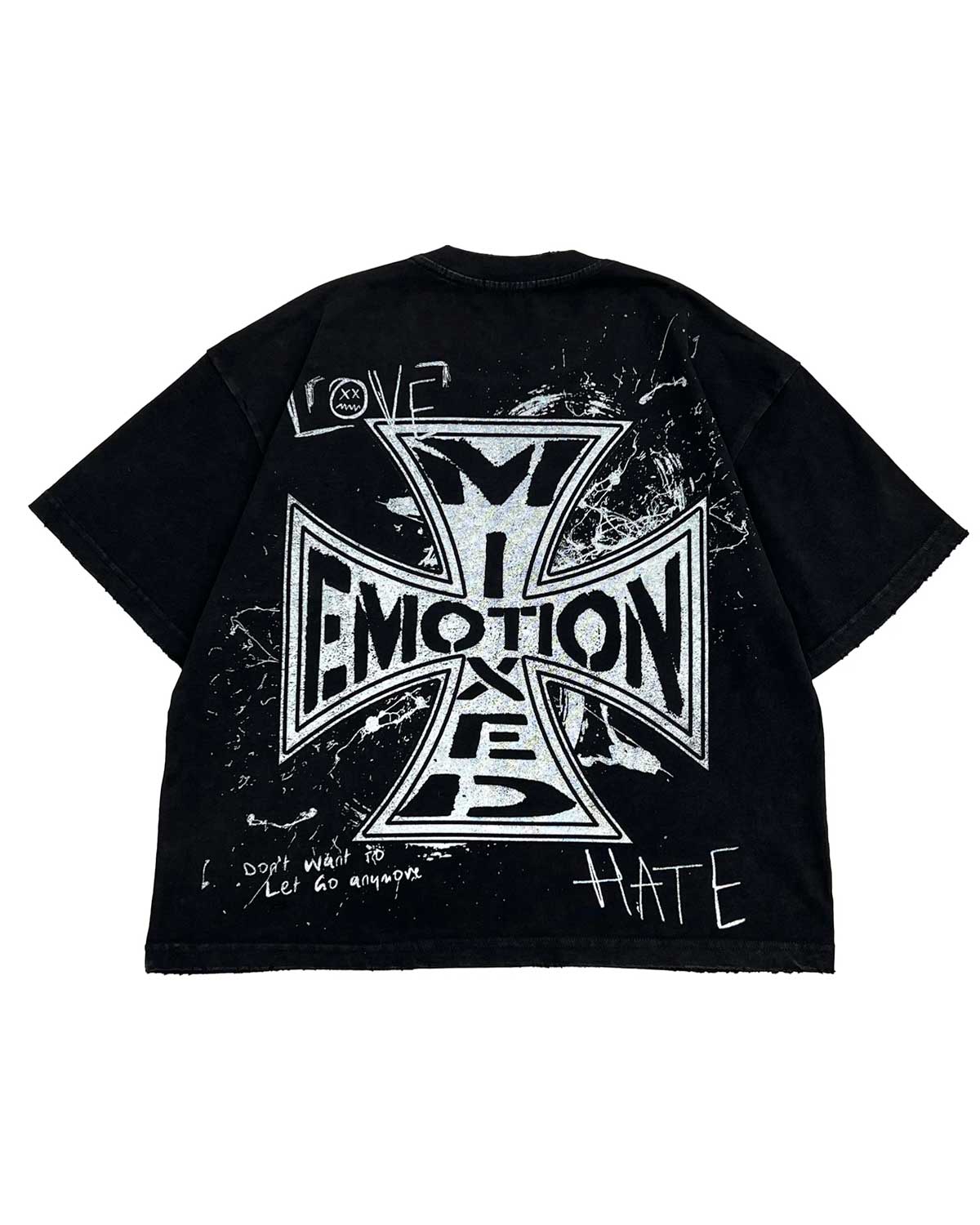 Mixed Emotions Chaos Tee Black