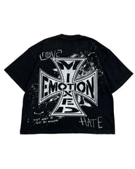 Mixed Emotions Chaos Tee Black