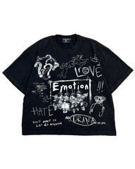Mixed Emotions Chaos Tee Black