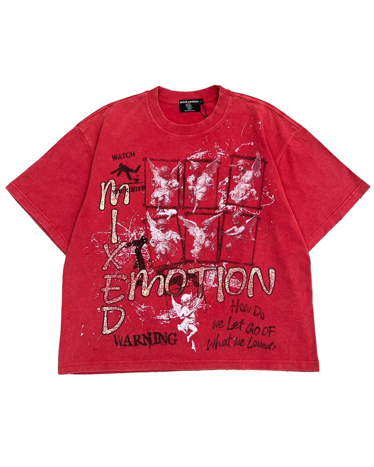 Mixed Emotions Crimson Tee Red