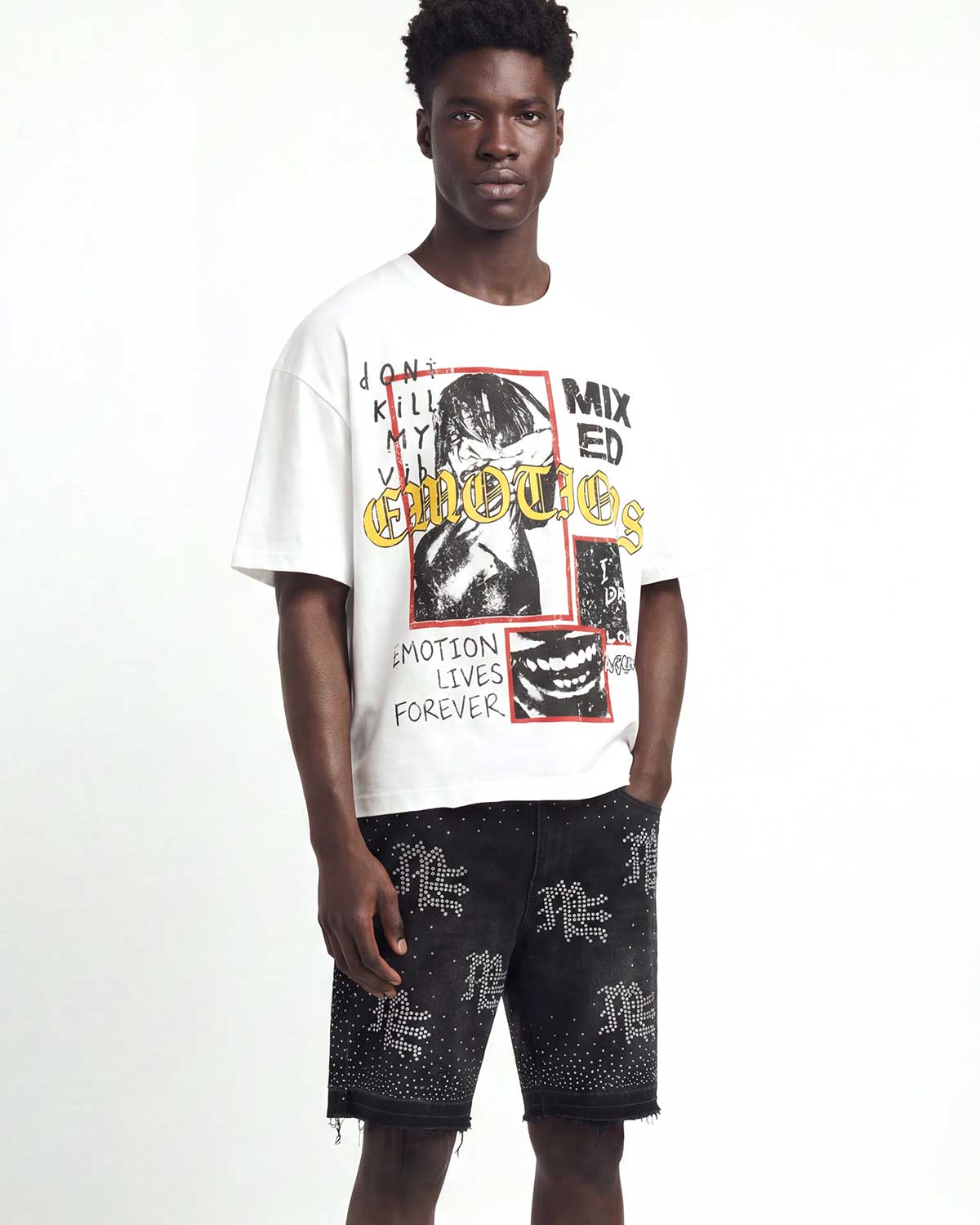 Mixed Emotions Forever Tee Cream