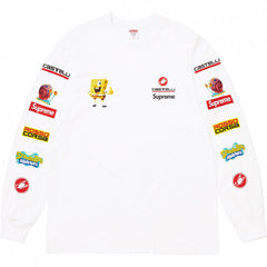 Supreme x SpongeBob SquarePants Castelli Long Sleeve Top - White