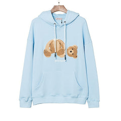 Palm Angels Classic Bear Hoodie - Light Blue