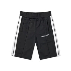 Palm Angels Classic Track Shorts - Black/White