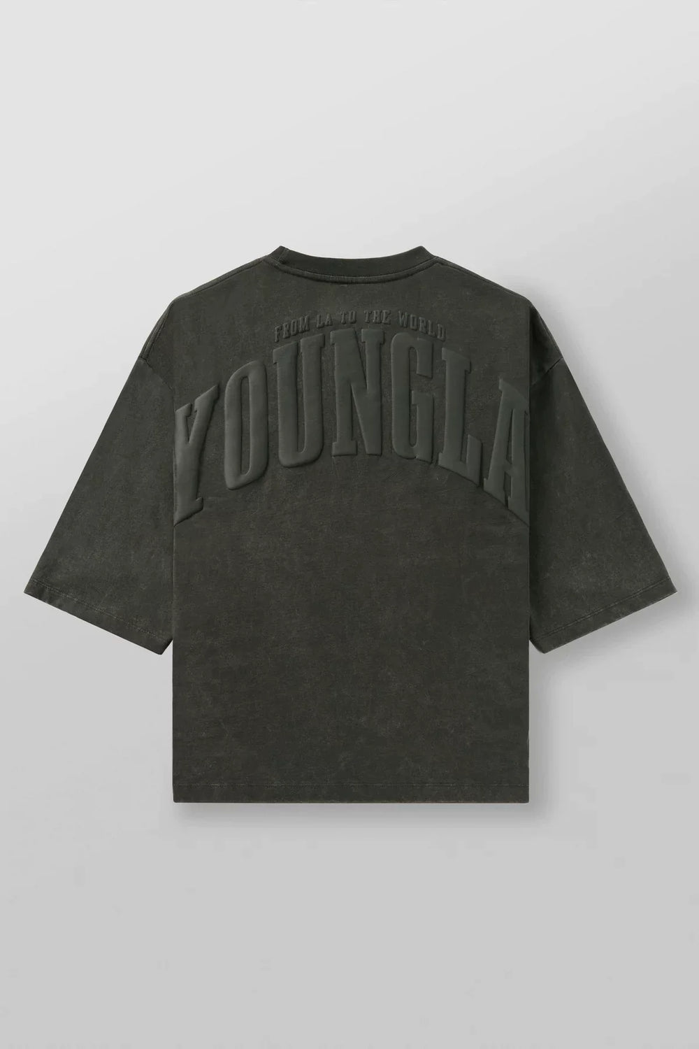 YONGLA American sports T-shirt foam printed pure cotton fitness short sleeved muscle men's loose top casual trendy brand