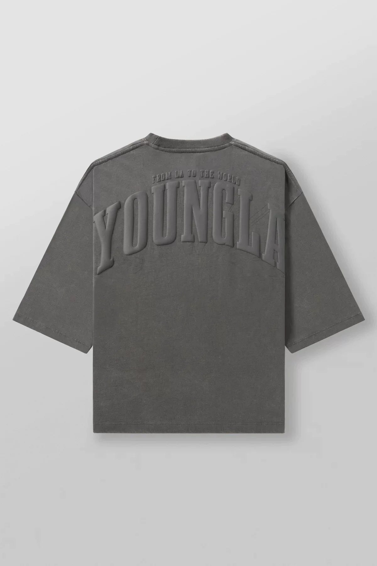 YONGLA American sports T-shirt foam printed pure cotton fitness short sleeved muscle men's loose top casual trendy brand