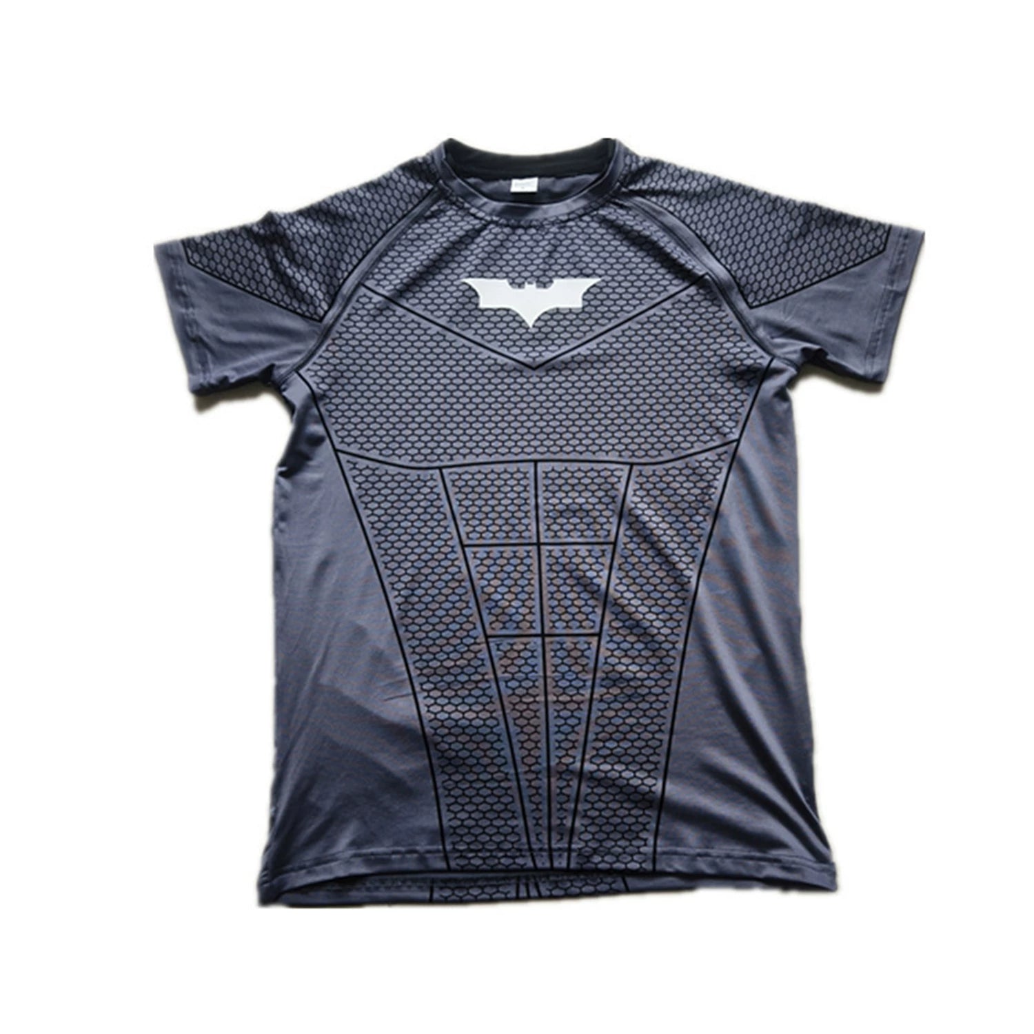 YONGLA sports short sleeved men's T-shirt fitness suit quick drying elastic running exercise American fashion brand muscle rolling iron dog