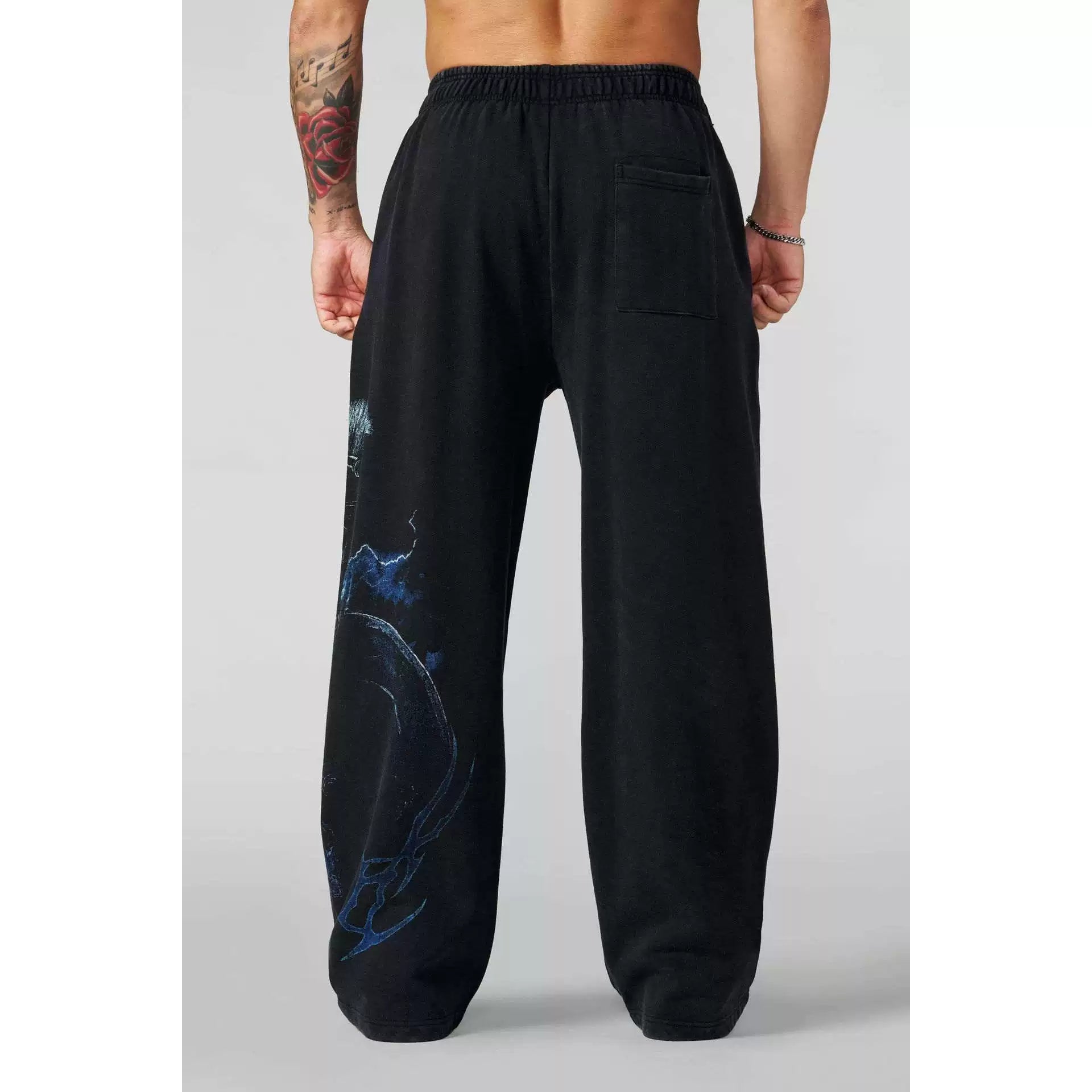 YOUNG LA sports pants men's pants fitness loose American fashion brand fitness breathable squat training muscle size